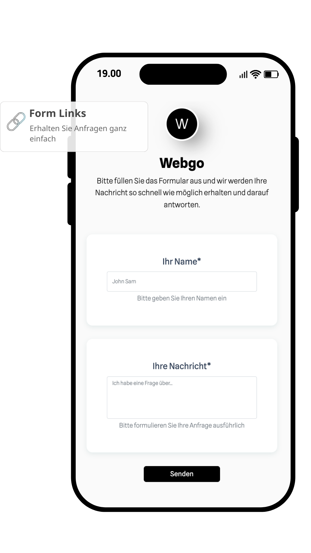 Formular-Links